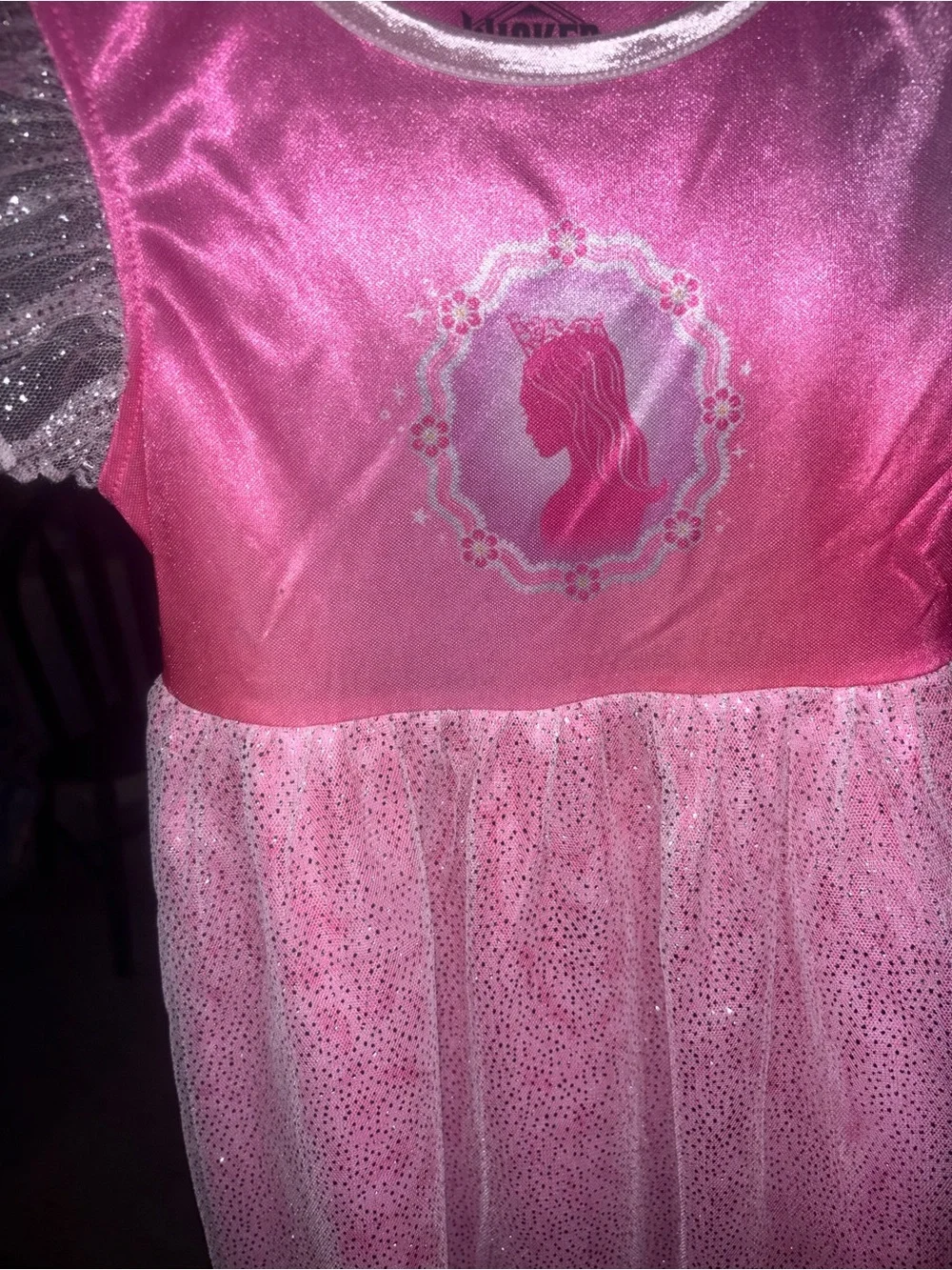 Universal Wicked Pink Girls Princess Theater Dress/Gown Dress Up and Sleep